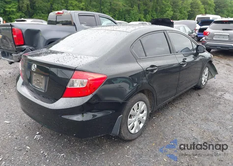 2012 Honda Civic Lx из США, поврежденный, VIN 19XFB2F56CE081150
